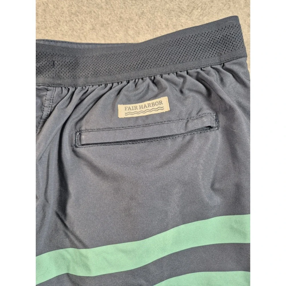 Fair Harbor Swim Trunks Shorts Lined Blue Prep Surf Wear 8